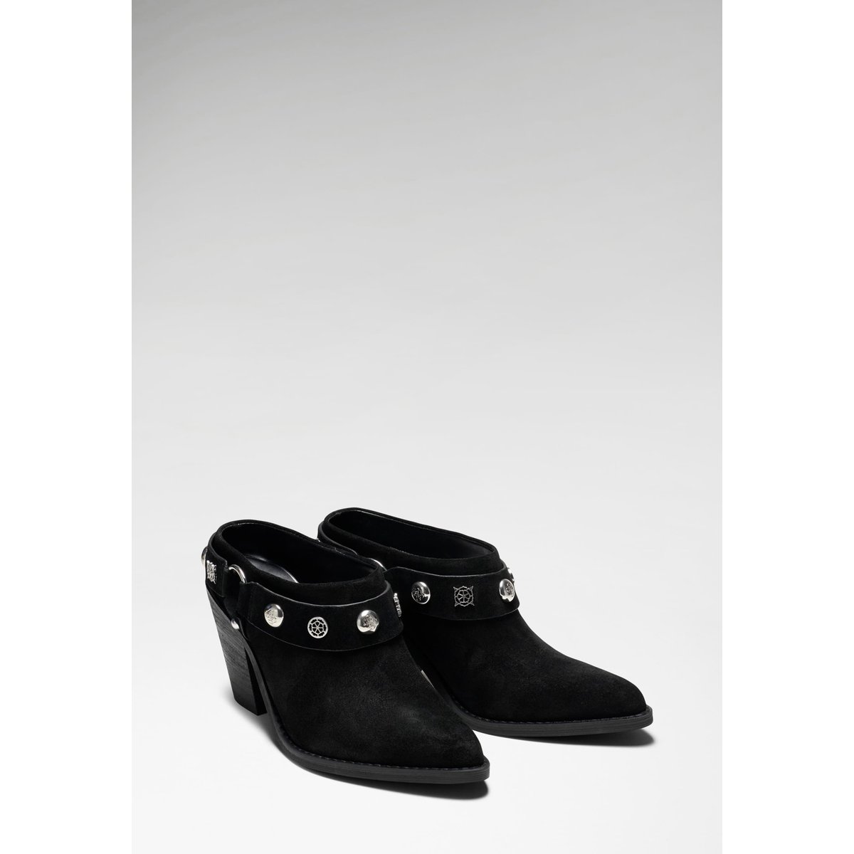 Bottine En Daim Sashlin noir, GUESS