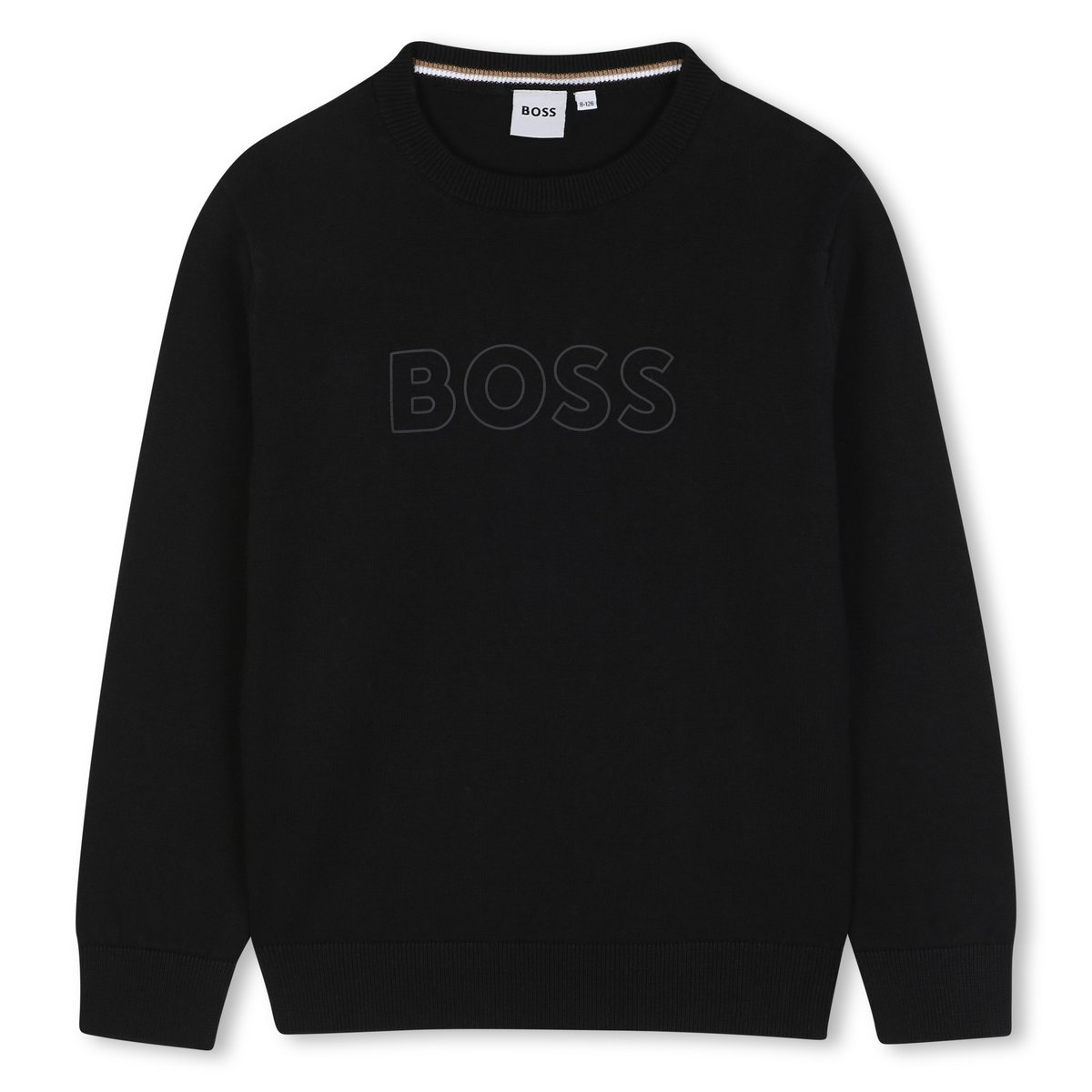 Pull tricot black, BOSS KIDSWEAR