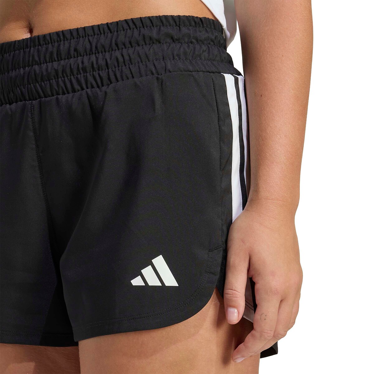 Short de sport PACER noir, adidas Performance