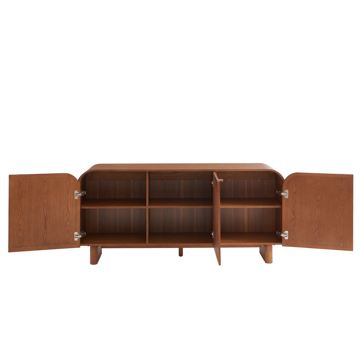Buffet 3 portes en cannage LUA frêne, SORELH