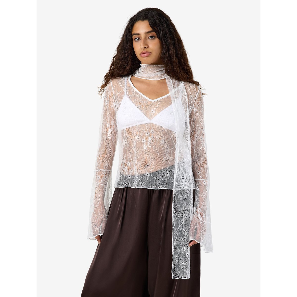 Blouse À Manches Longues blanc - cloud dancer1, NOISY MAY