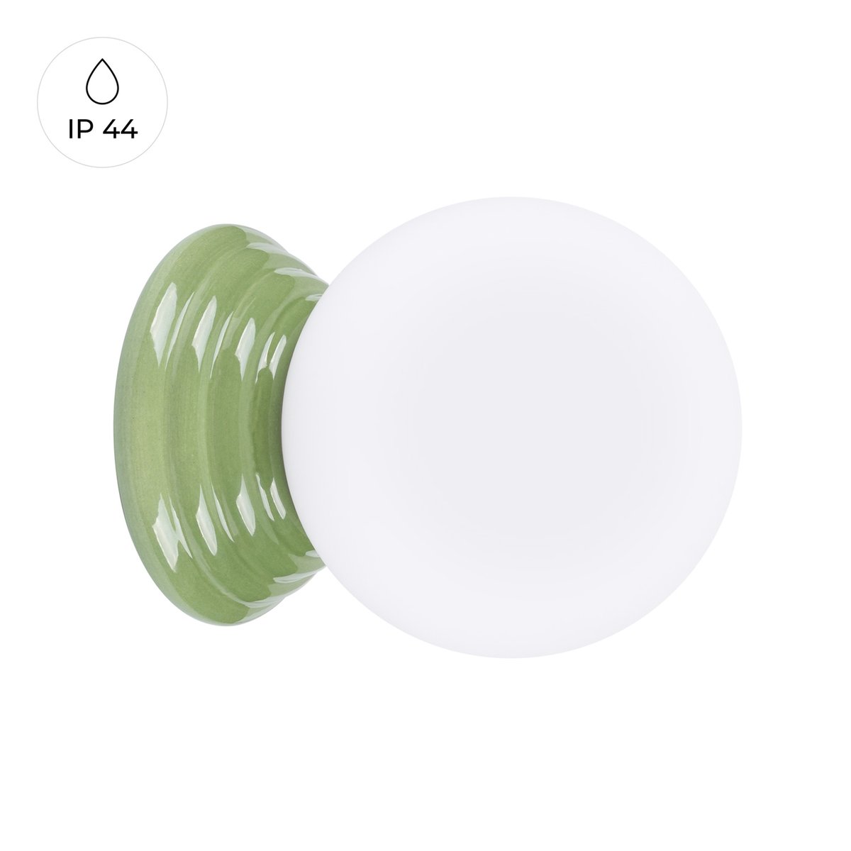 Applique murale Céramique Vert Olive G9 1 Zori vert olive, EDEN