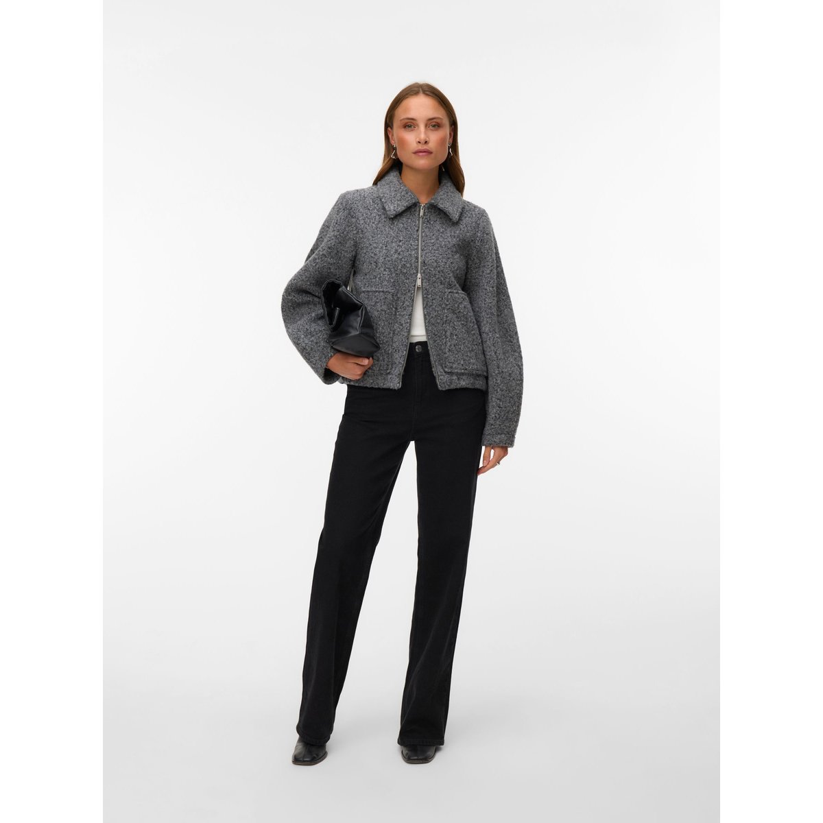 Veste dark grey melange, VERO MODA