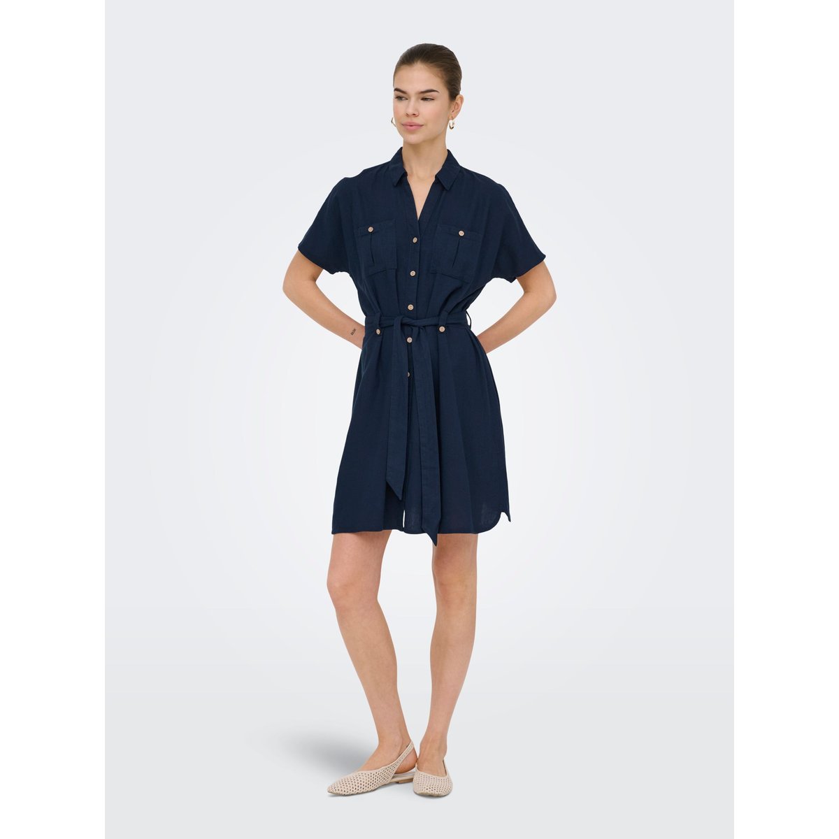 Robe Chemise navy blazer, ONLY