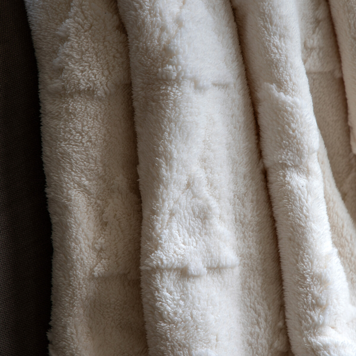 Winterglow Christmas Tree Sherpa Throw brown              , ÉDITÉ