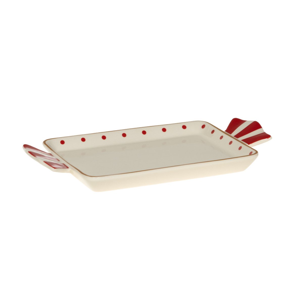 Petit plat rectangle Candy 24x13 cm - CANDY rouge, TABLE PASSION