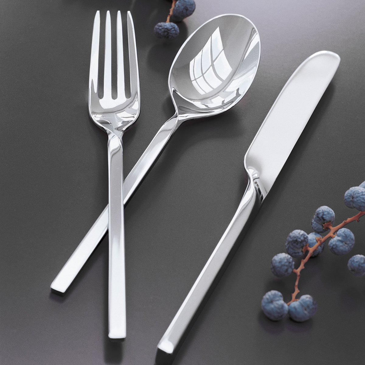 Ménagère 24Pcs. NEWWAVE argent/platine, VILLEROY & BOCH