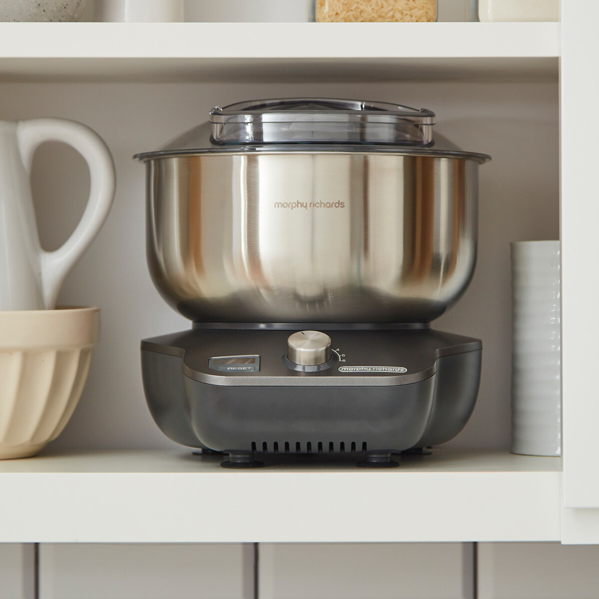 MixStar 4L Compact Stand Mixer - 400520 grey, MORPHY RICHARDS