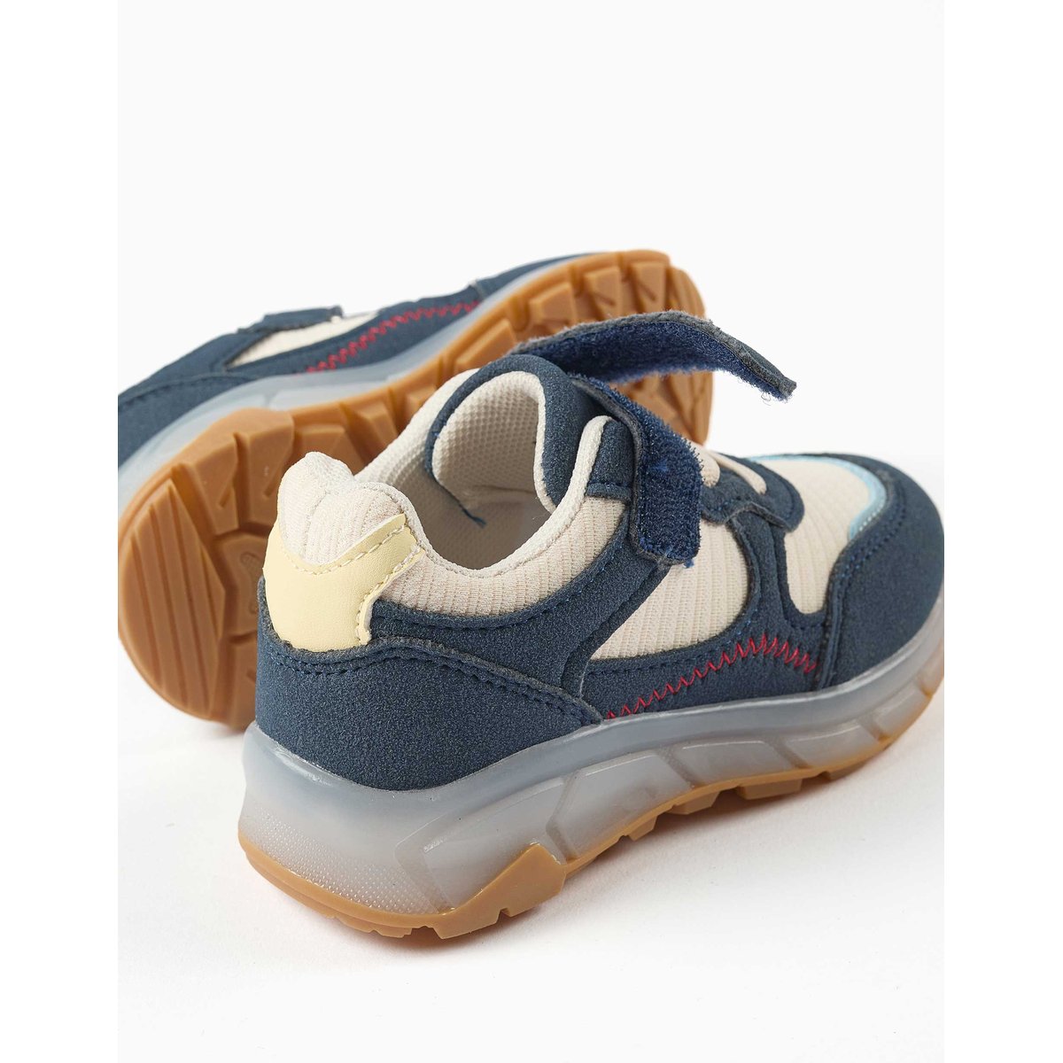Baskets lumineuses avec semelle antidérapante multicolore, ZIPPY