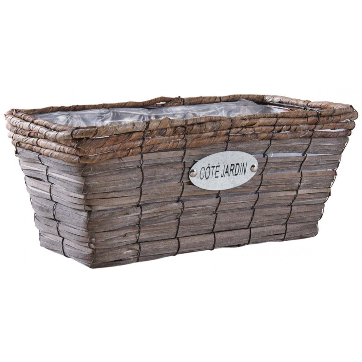 Jardinière bois bananier 40cm couleur unique, AUBRY GASPARD