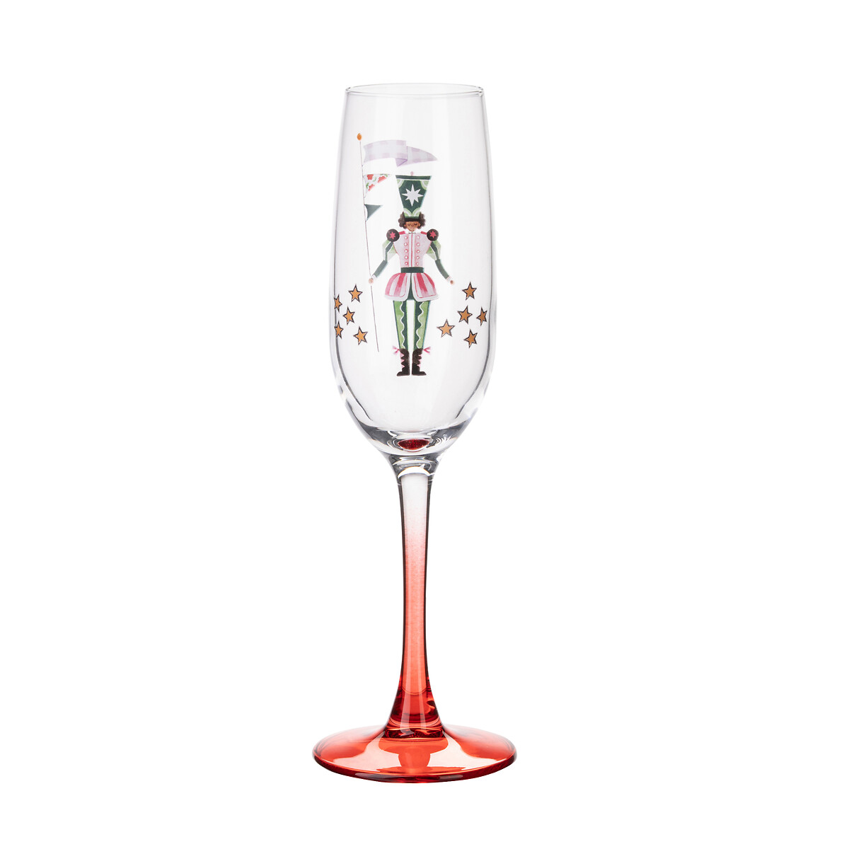 Set of 2 Nutcracker Champagne Flutes red, CATH KIDSTON
