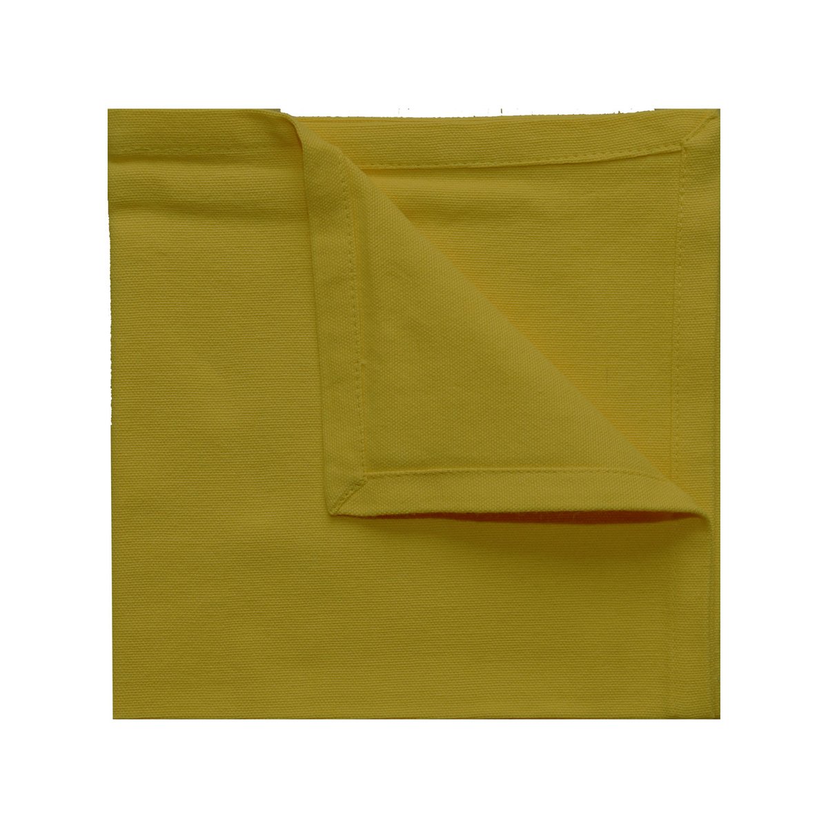 Serviette de table unie et colorée doré, SUD ETOFFE