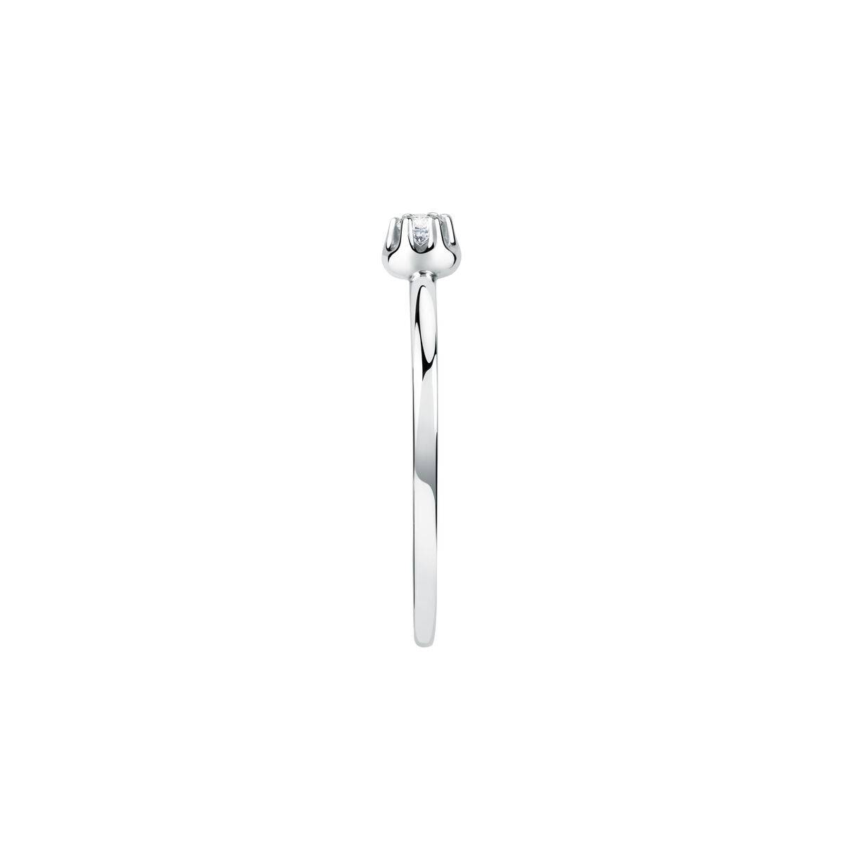 Bague en or blanc 375 B-CLASSIC argent, BLUESPIRIT