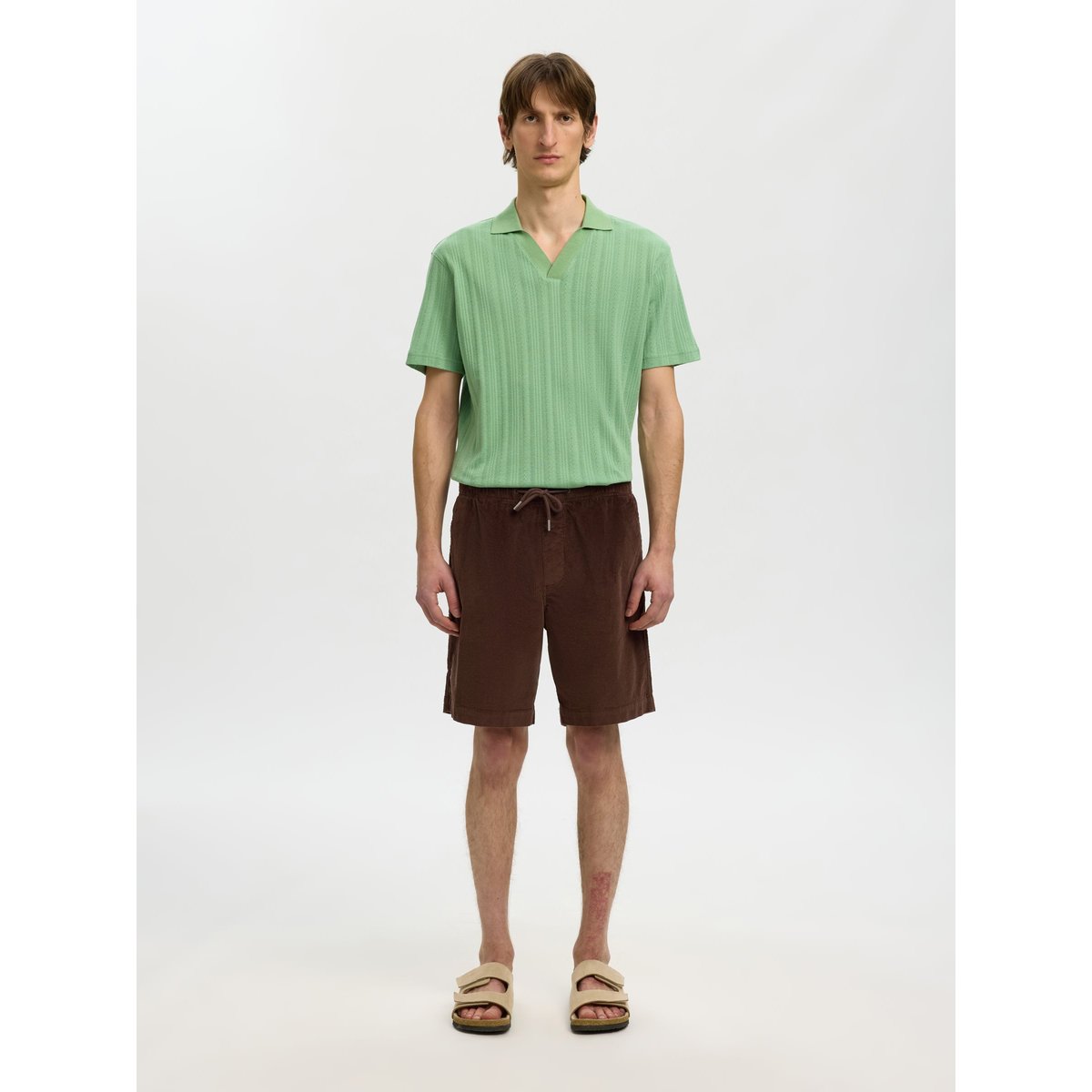 Polo vert - aspen green, SELECTED