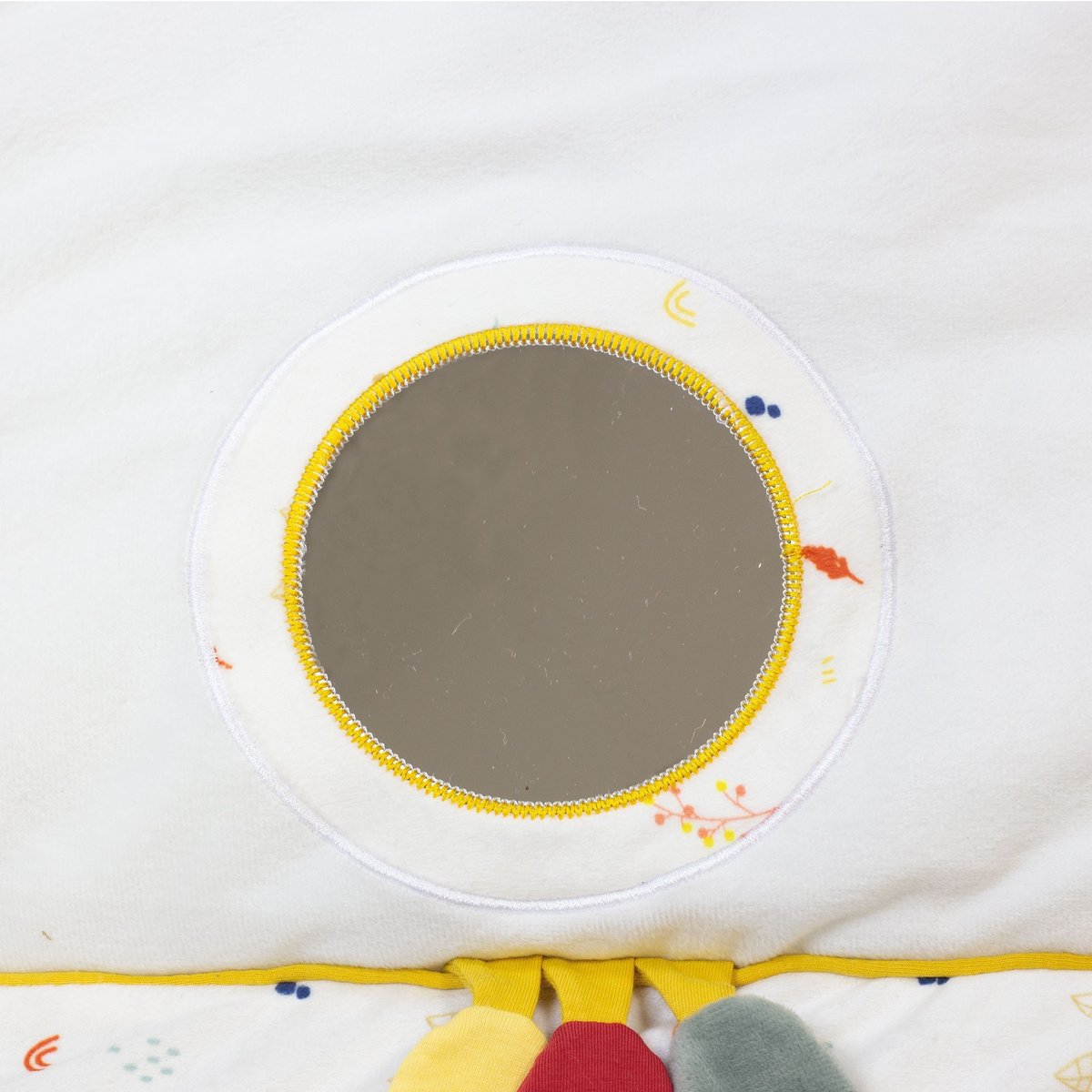 Tapis d'éveil bébé - Renard - 100x100cm blanco, TROIS KILOS SEPT