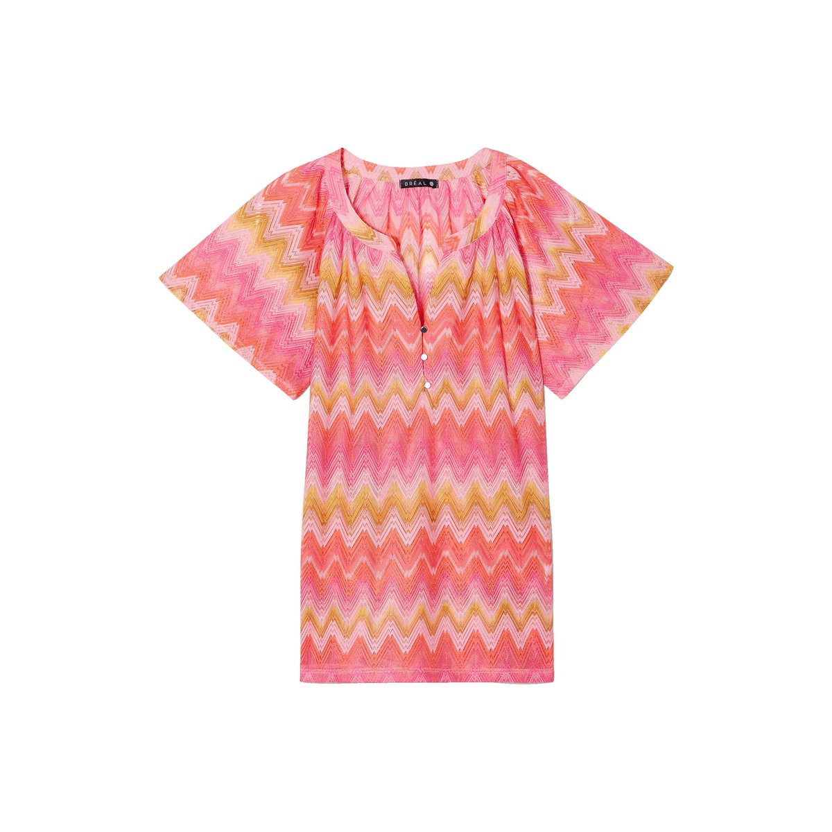T-shirt manches courtes orange, BREAL