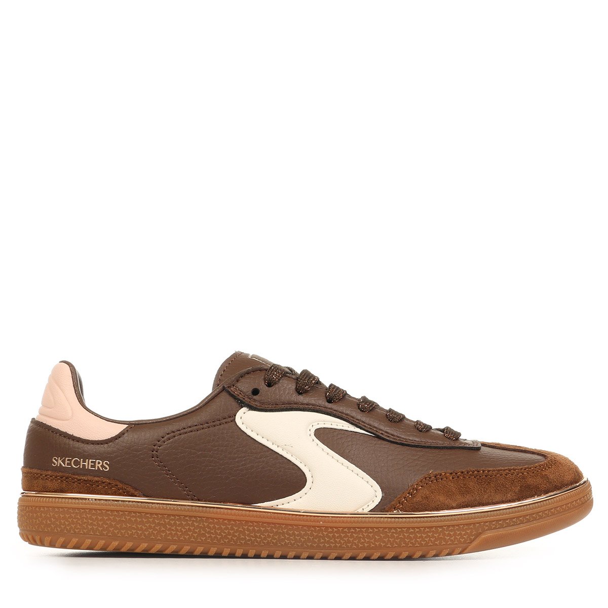 Baskets HOTSHOT LIVING LUXE brown pink, SKECHERS