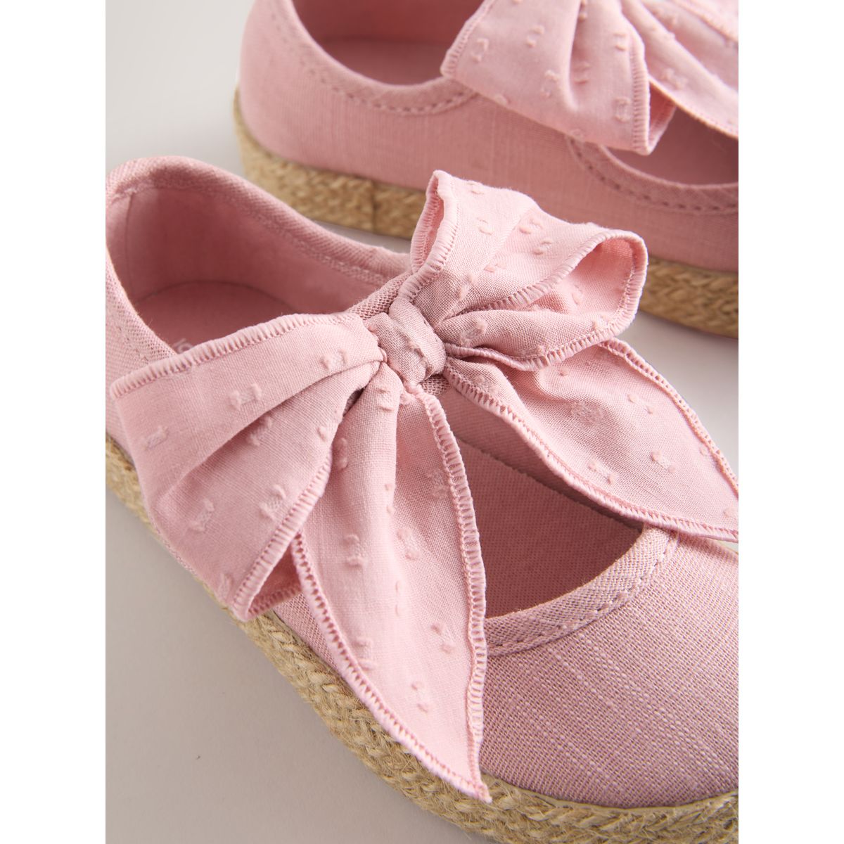 Espadrilles à nœud blanc, NEXT