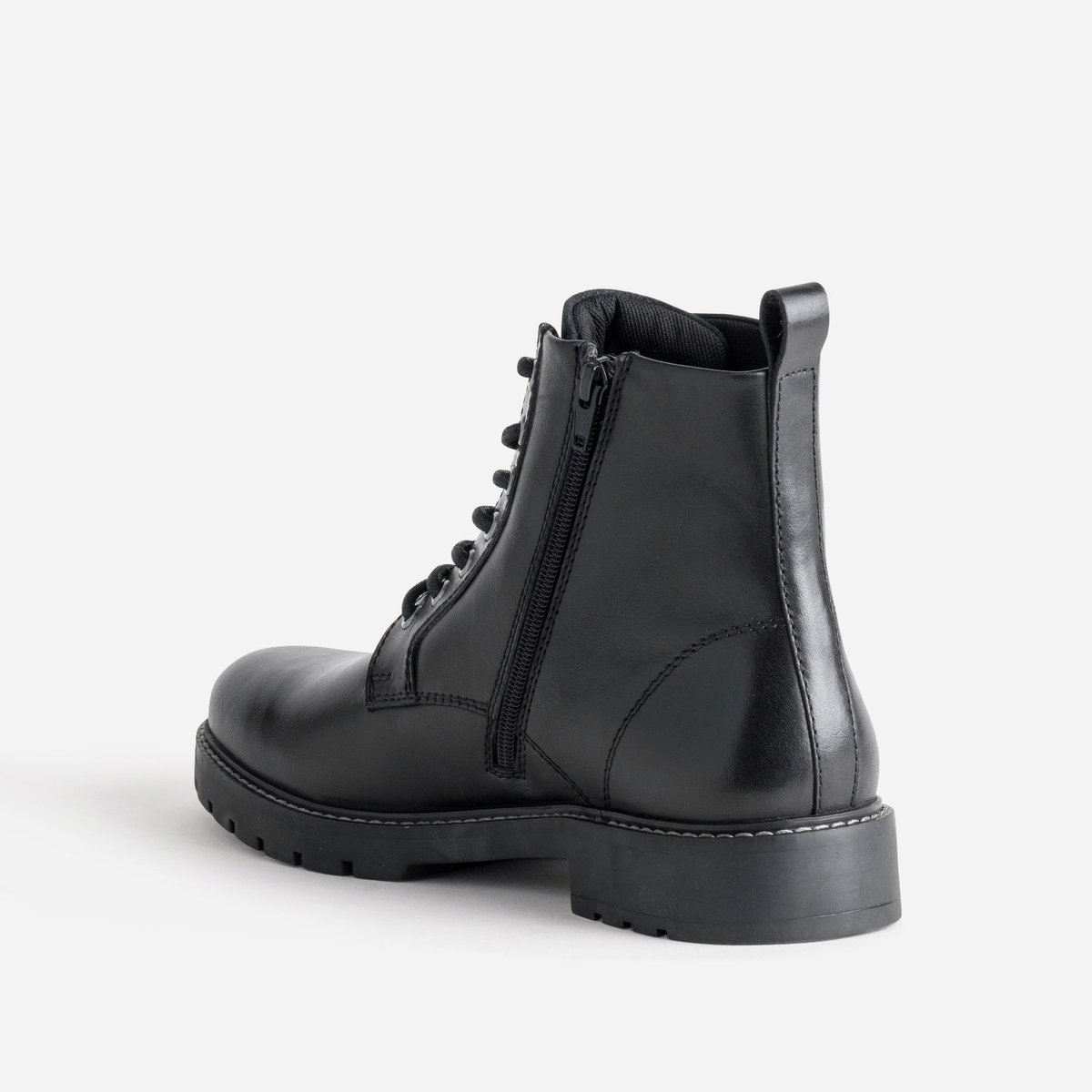 Boots en cuir LUCIUS noir, ERAM
