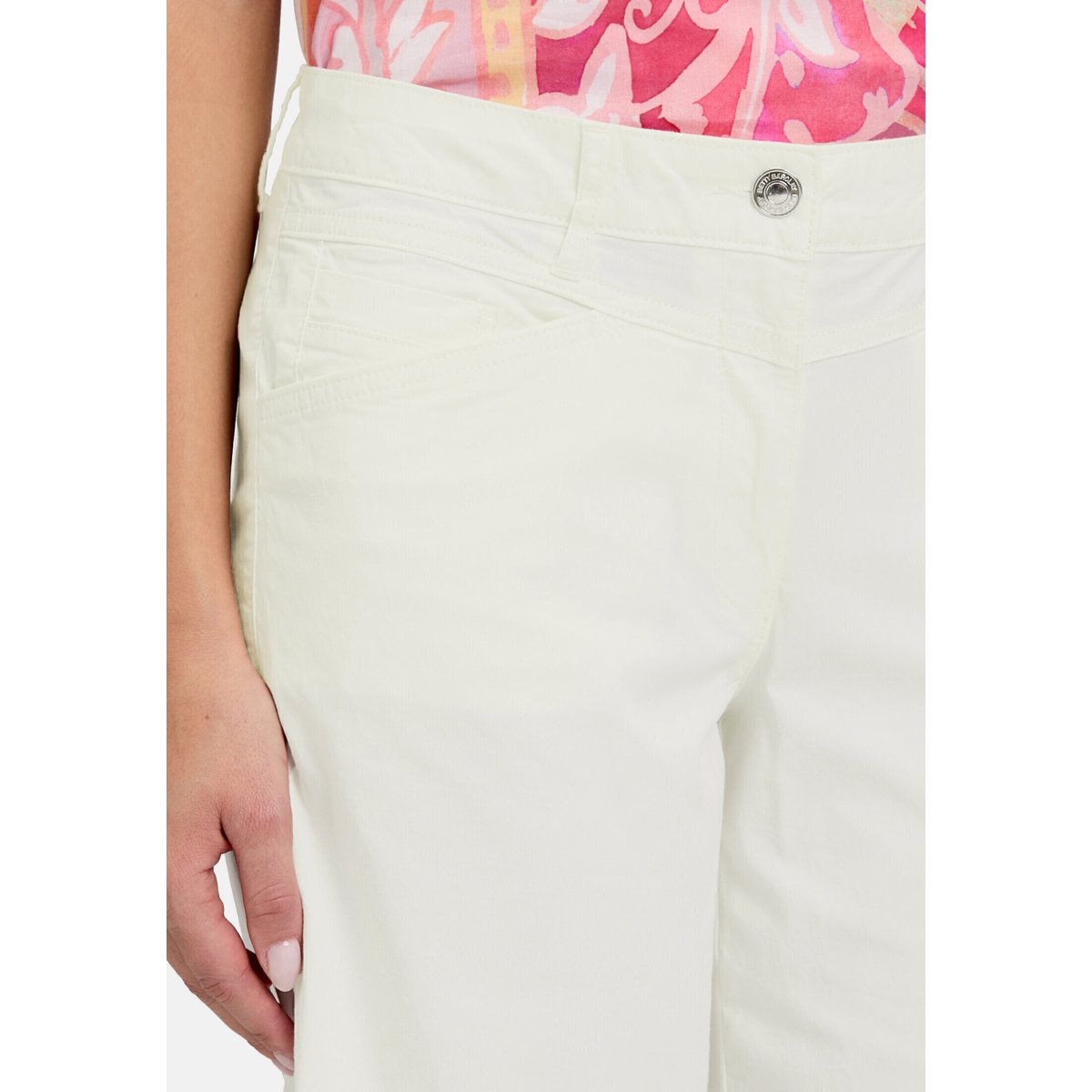 Pantalon d'été à poches extérieures blanc, BETTY BARCLAY