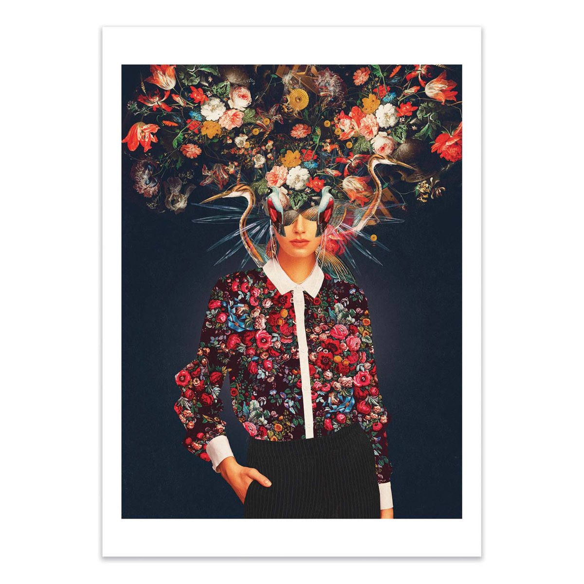 Affiche d'art - Your Head Was Full of Colours That Had No Names - Frank Moth couleur unique, WALL EDITIONS
