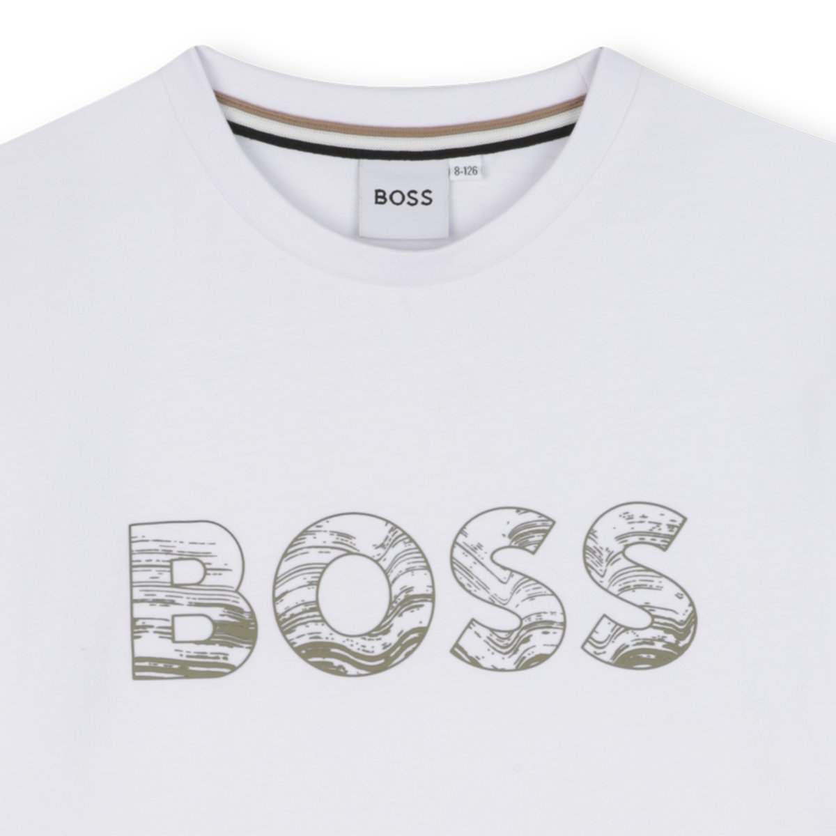 T-shirts à manches courtes blanc, BOSS KIDSWEAR