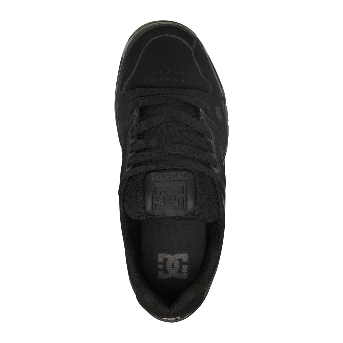 Chaussures en cuir STAG. noir black/gum, DC SHOES