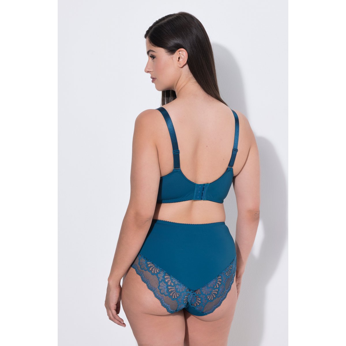 Soutien-gorge à armatures, bonnets souples pétrole foncé, ULLA POPKEN