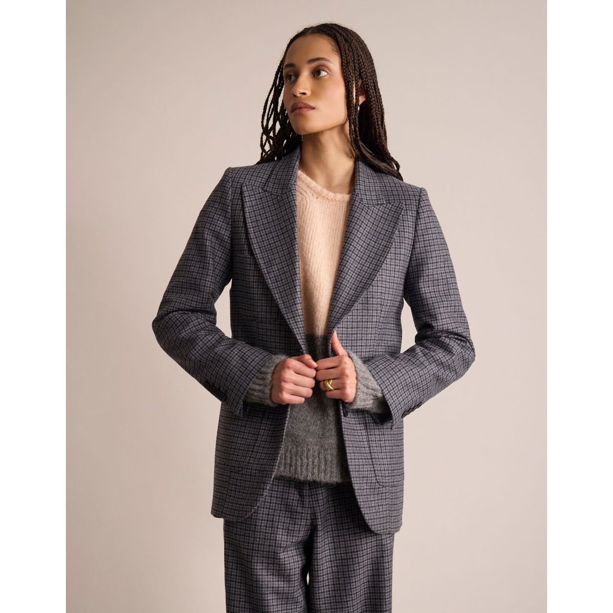 Veste Thadée gris, INES DE LA FRESSANGE PARIS