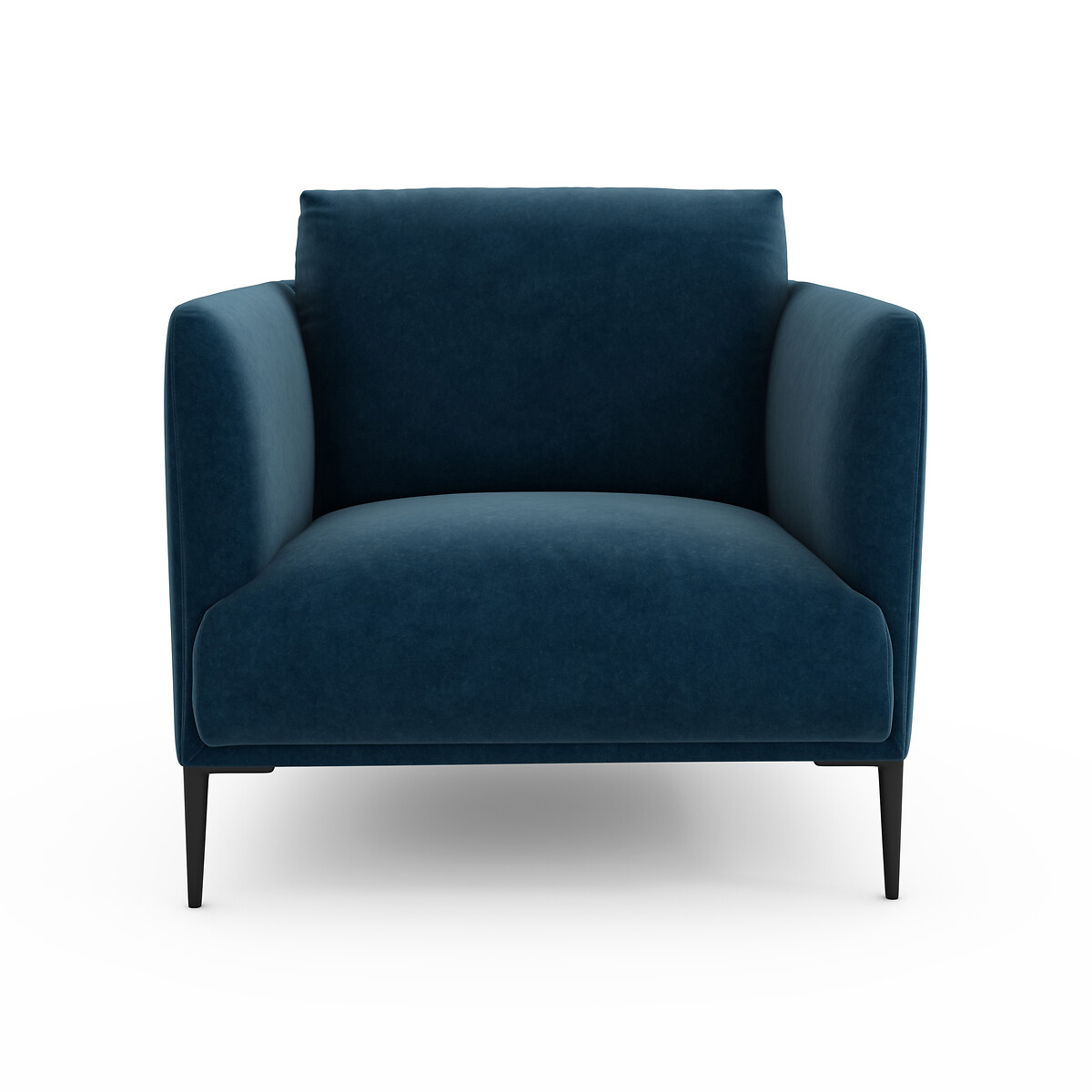 Fauteuil en velours, OSCAR bleu paon, AM.PM X EMMANUEL GALLINA