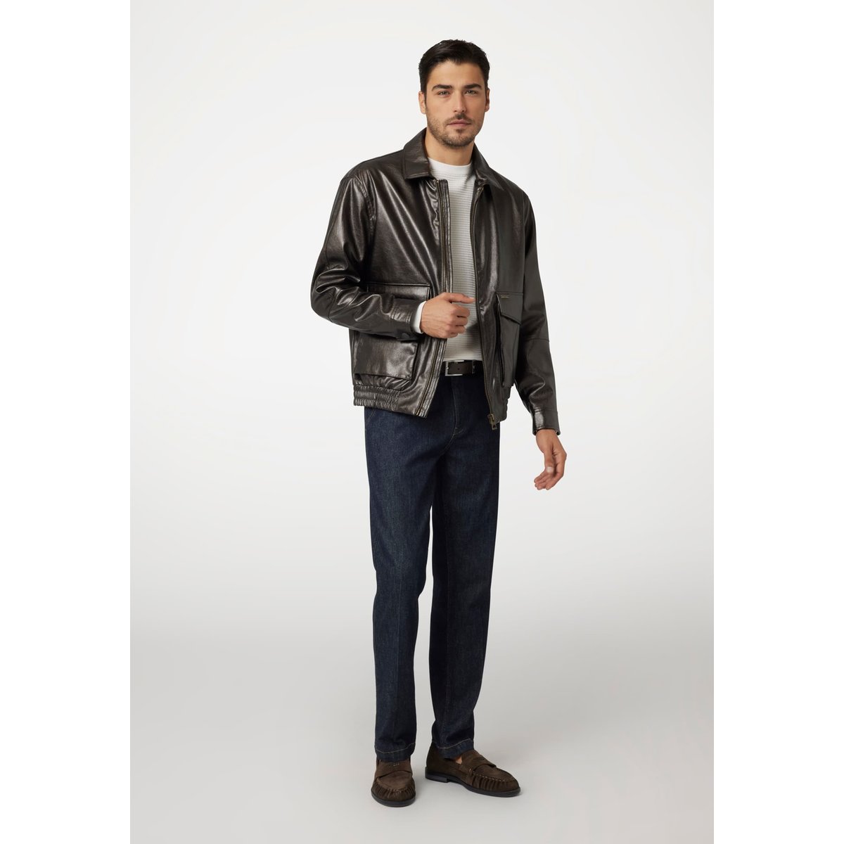 Veste En Similicuir marron, GUESS
