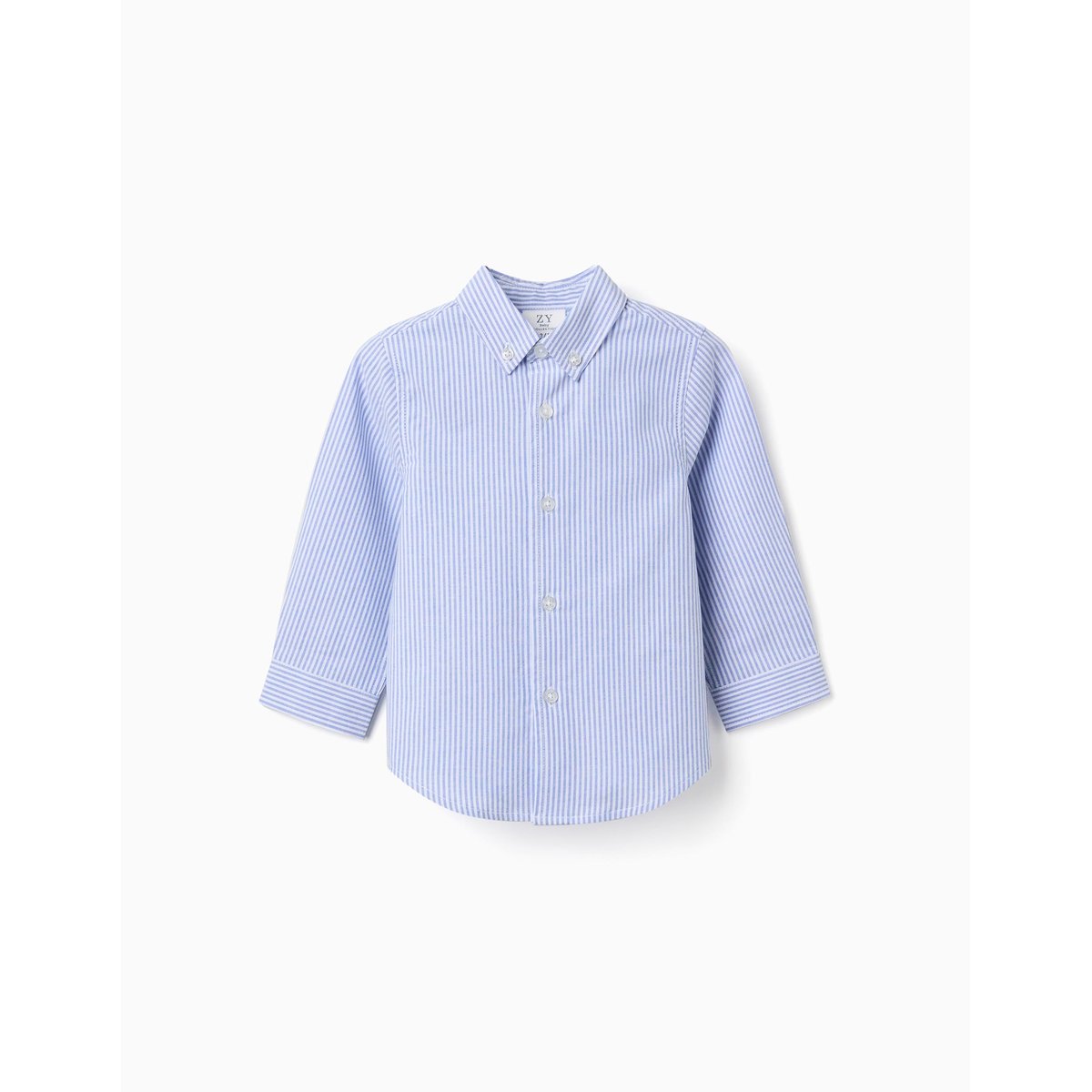 Chemise Oxford à Rayures bleu clair, ZIPPY