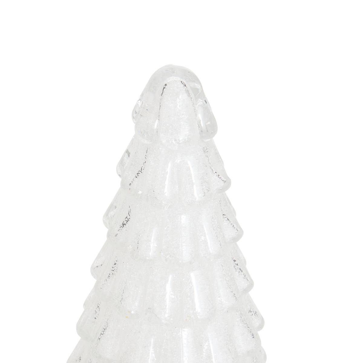 SAPIN LED VERRE BLANC H32 blanc, FEERIC LIGHTS & CHRISTMAS