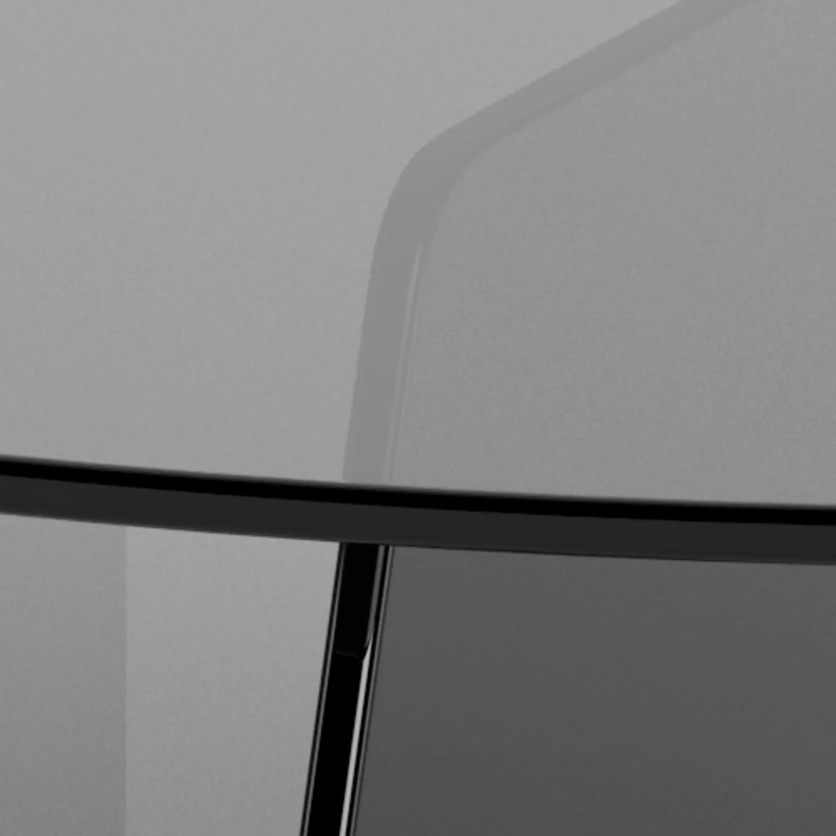 Table basse ronde D80 en verre - LUMA noir, HELLIN, DEPUIS 1862