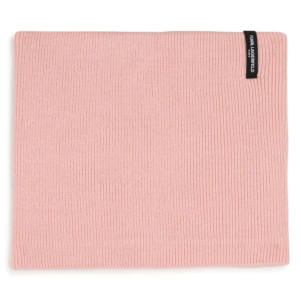 Ensemble bonnet et tour de cou rose petale, KARL LAGERFELD KIDS