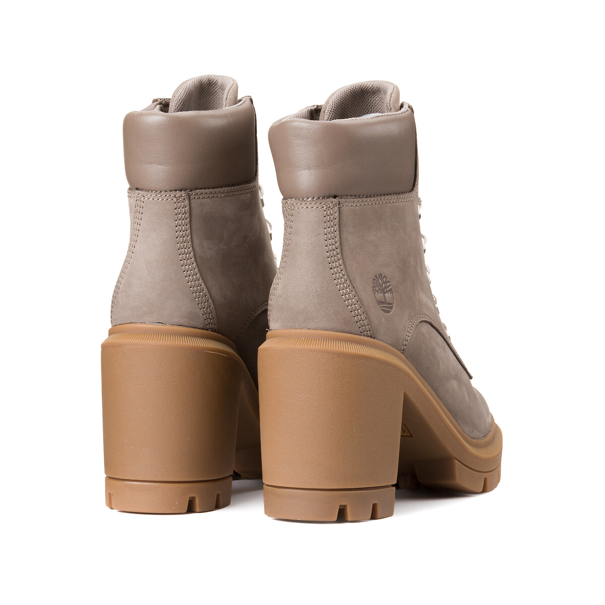 Leren boots met hak Allington Heights 6in taupe   , TIMBERLAND