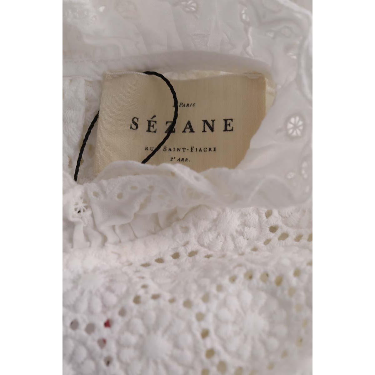 Blouse - Très Bon État blanc, SEZANE