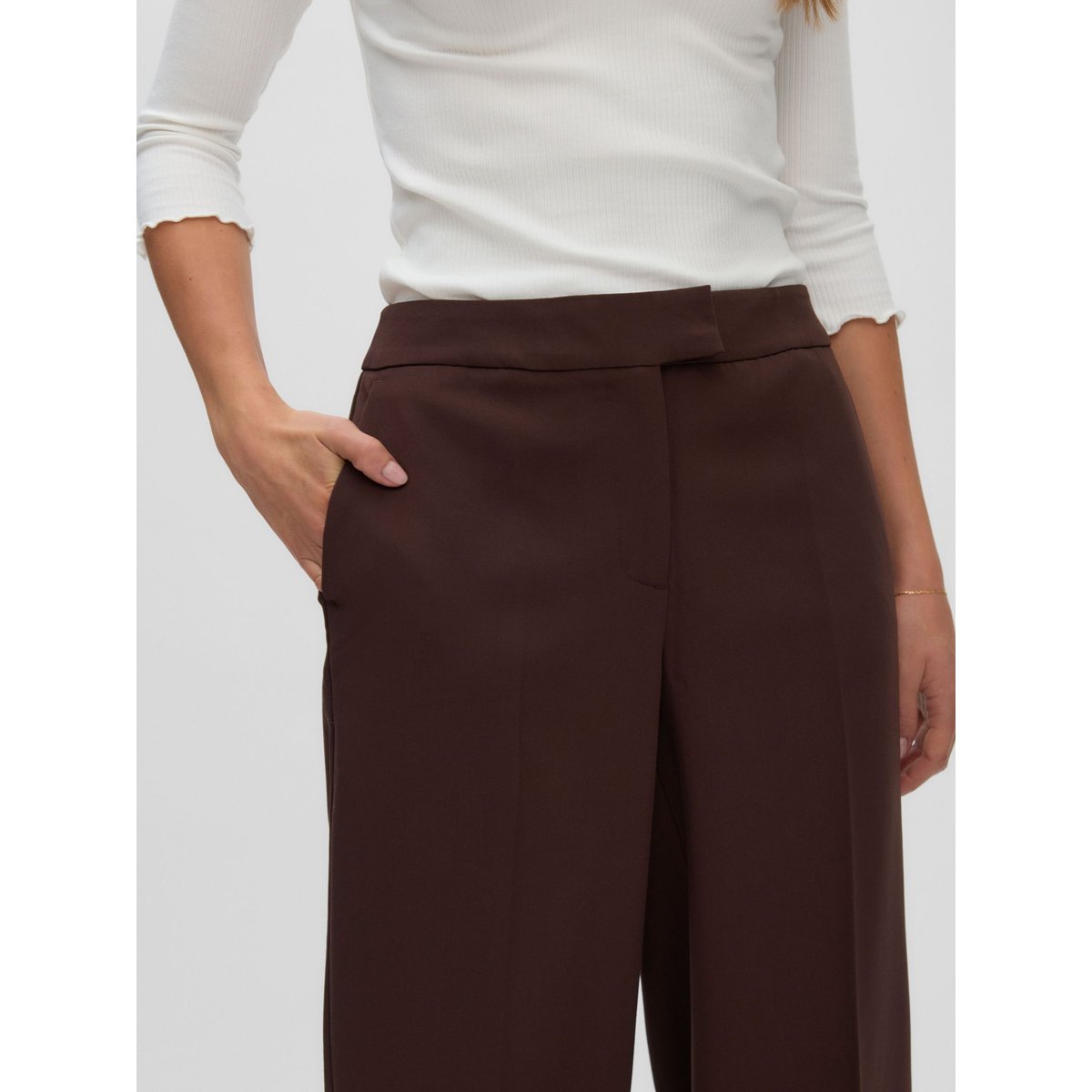 Pantalon De Tailleur coffee bean, VERO MODA