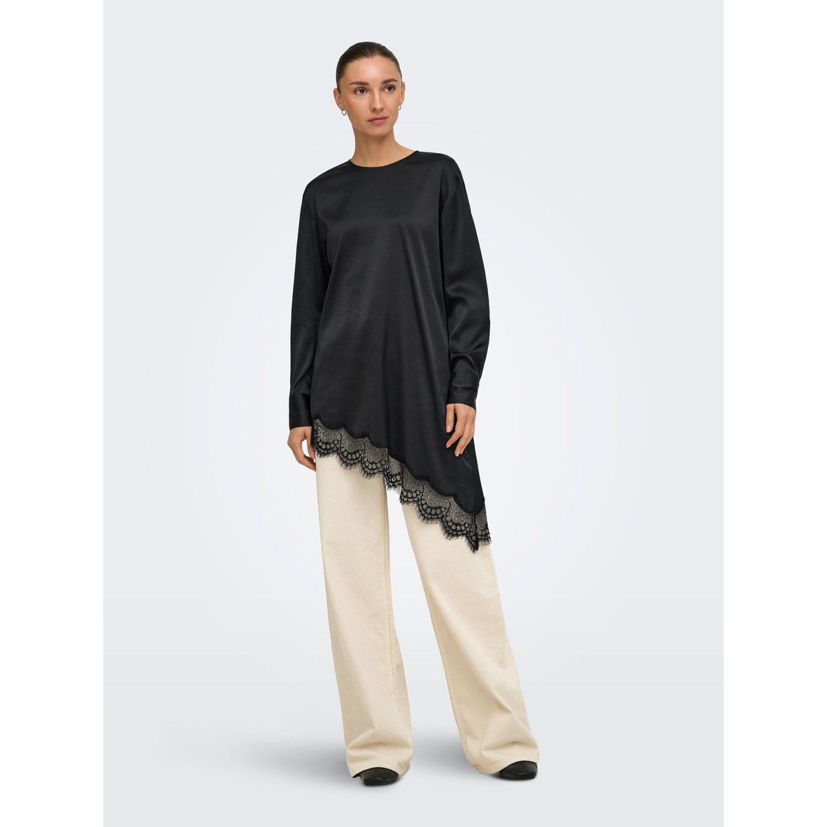 Top Asymétrique noire - black, JDY