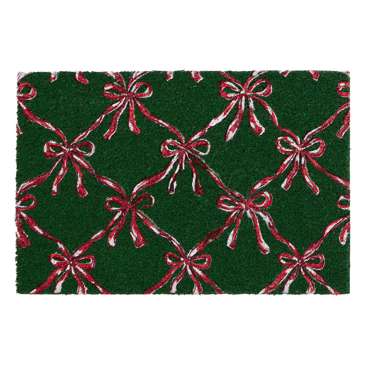 Christmas Festive Bows Coir Doormat multi-coloured, MY MAT