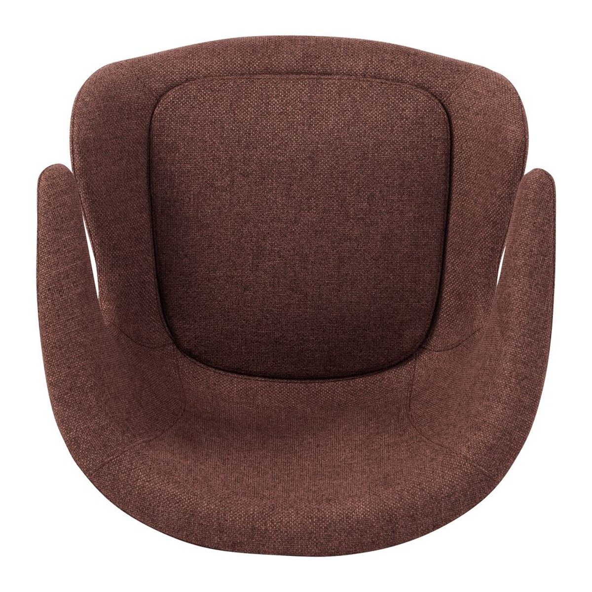 Chaise repas accoudoir tissu rouge rouge lie de vin, ZAGO