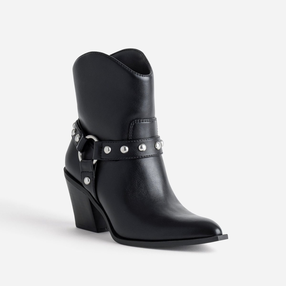 Boots À Talon NELYA noir, TEXTO