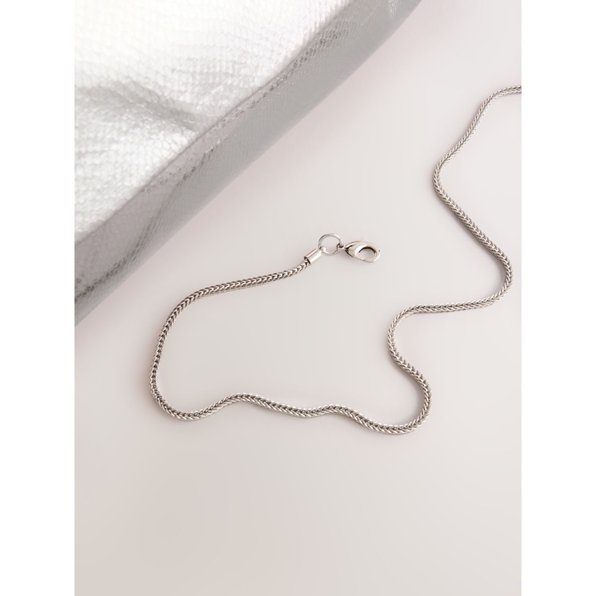 Pochette souple oversize argent, NEXT