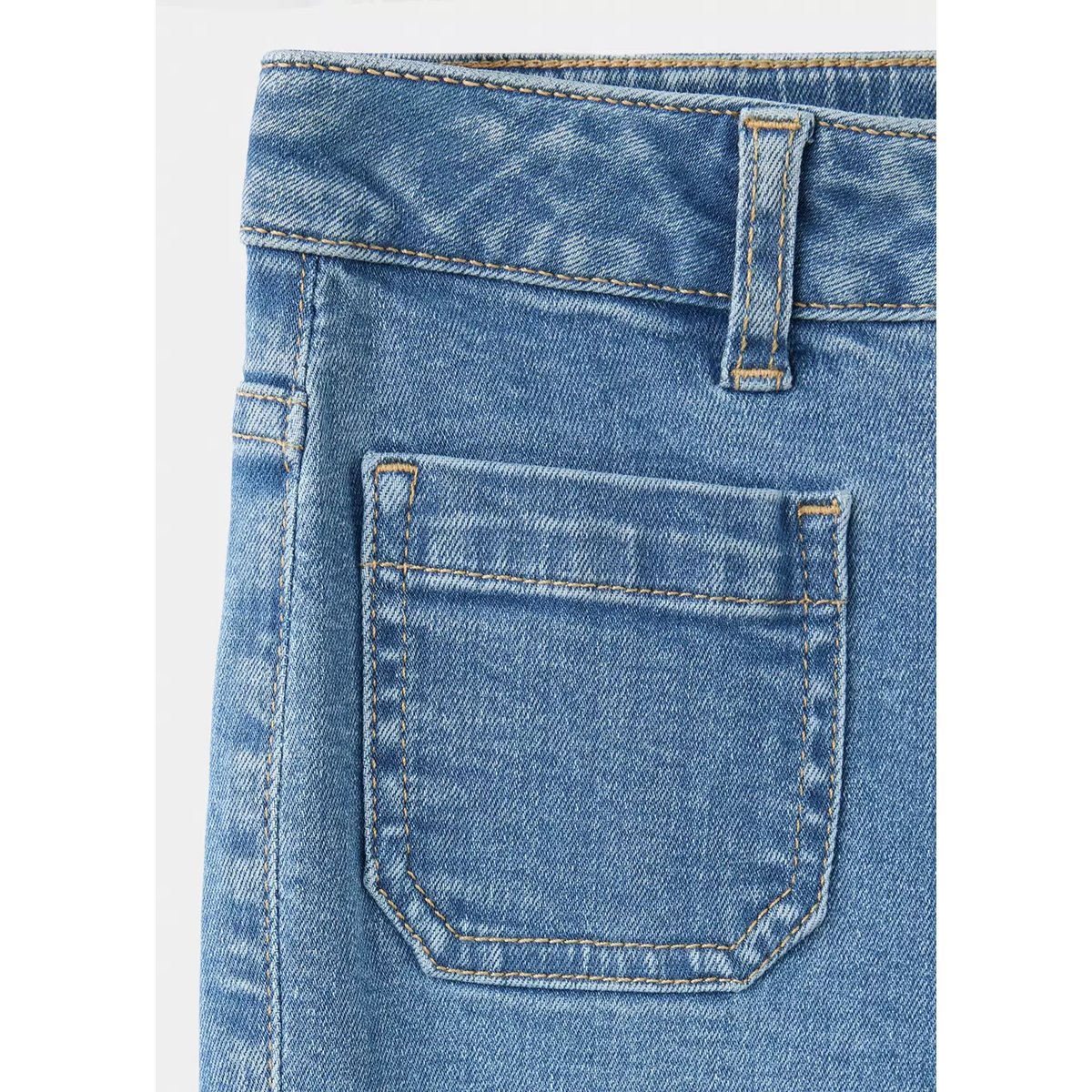 Jean flare poches bleu moyen, MANGO KIDS