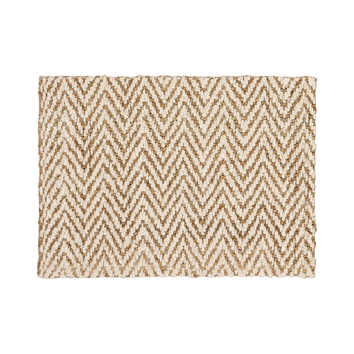 Herringbone Handwoven Jute Doormat natural, SO'HOME