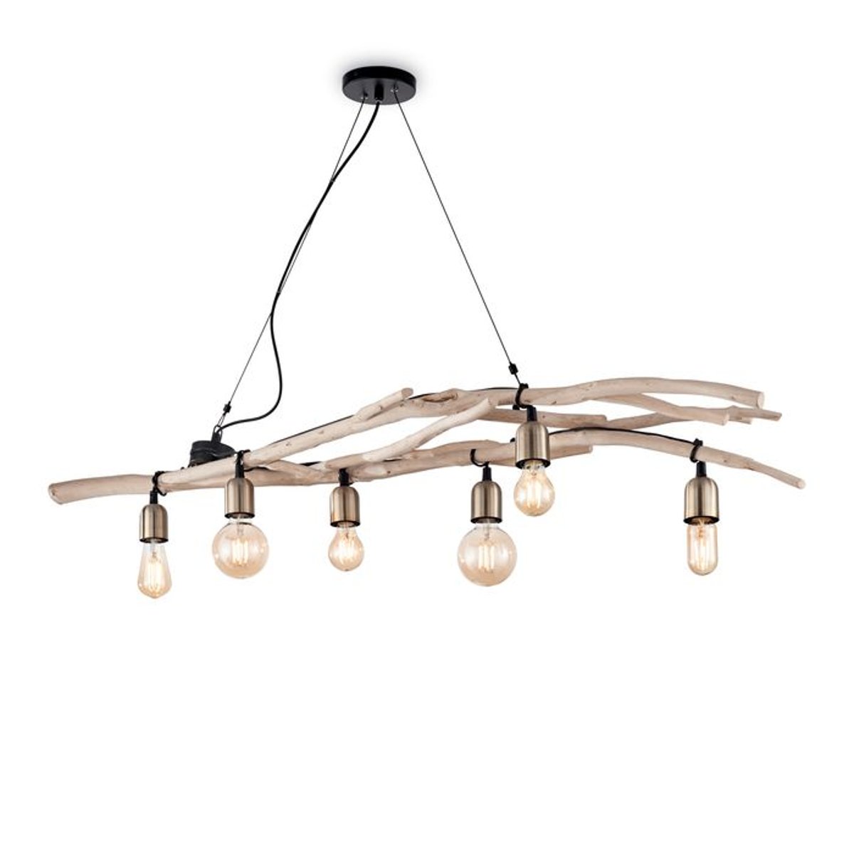 Suspension    DRIFTWOOD marron, IDEAL LUX