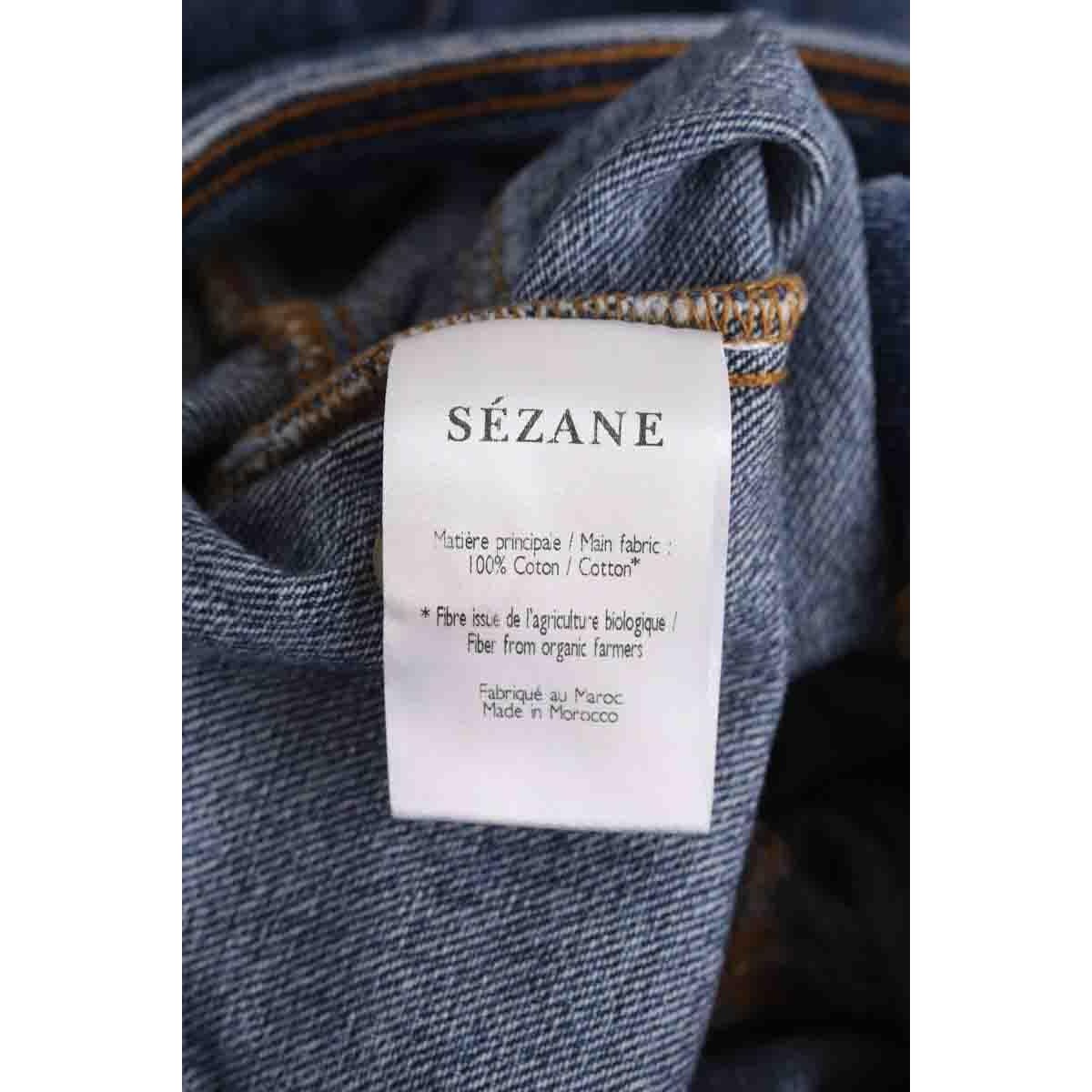 Jean droit - Très Bon État bleu, SEZANE