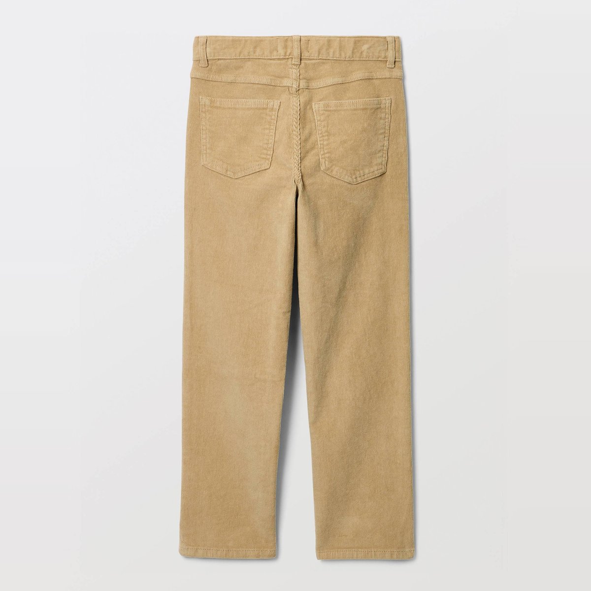 Pantalon slim en velours en coton etoffe, MONOPRIX