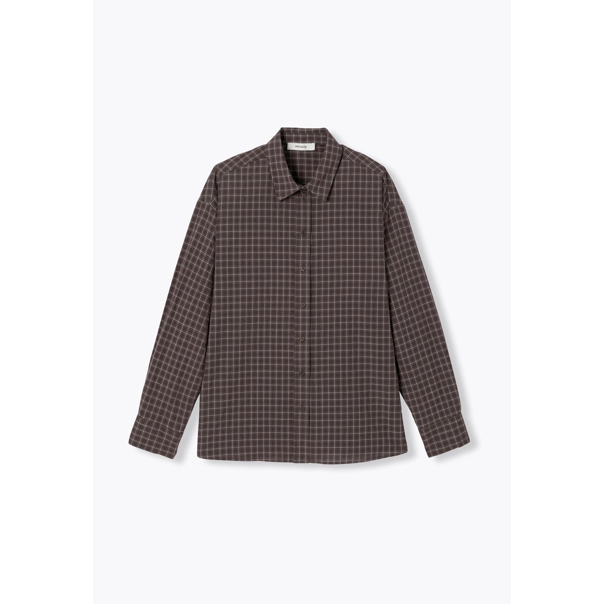 Chemise à carreaux carreaux marron, PROMOD
