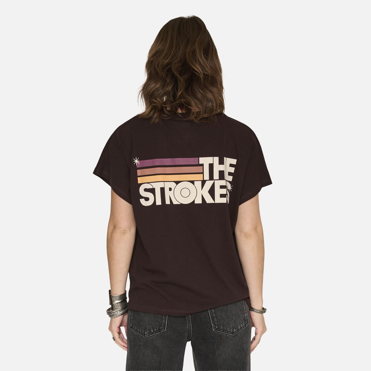 Tshirt TROKI STROKES brown, MKT STUDIO